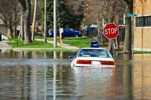 Flood Scene in O'Fallon, St Charles, MO. Provided by Jeff Hug - Insurance Broker